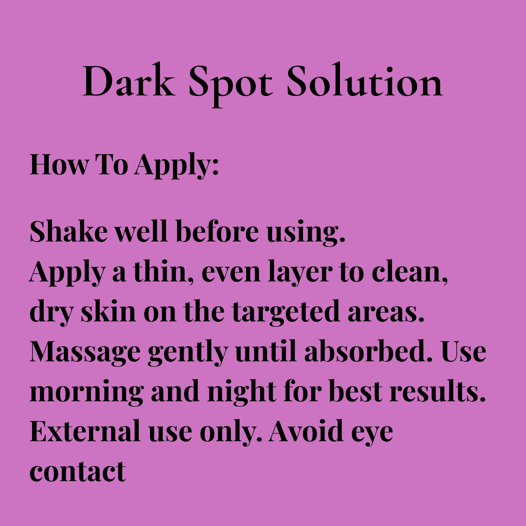 Dark Spot Solution