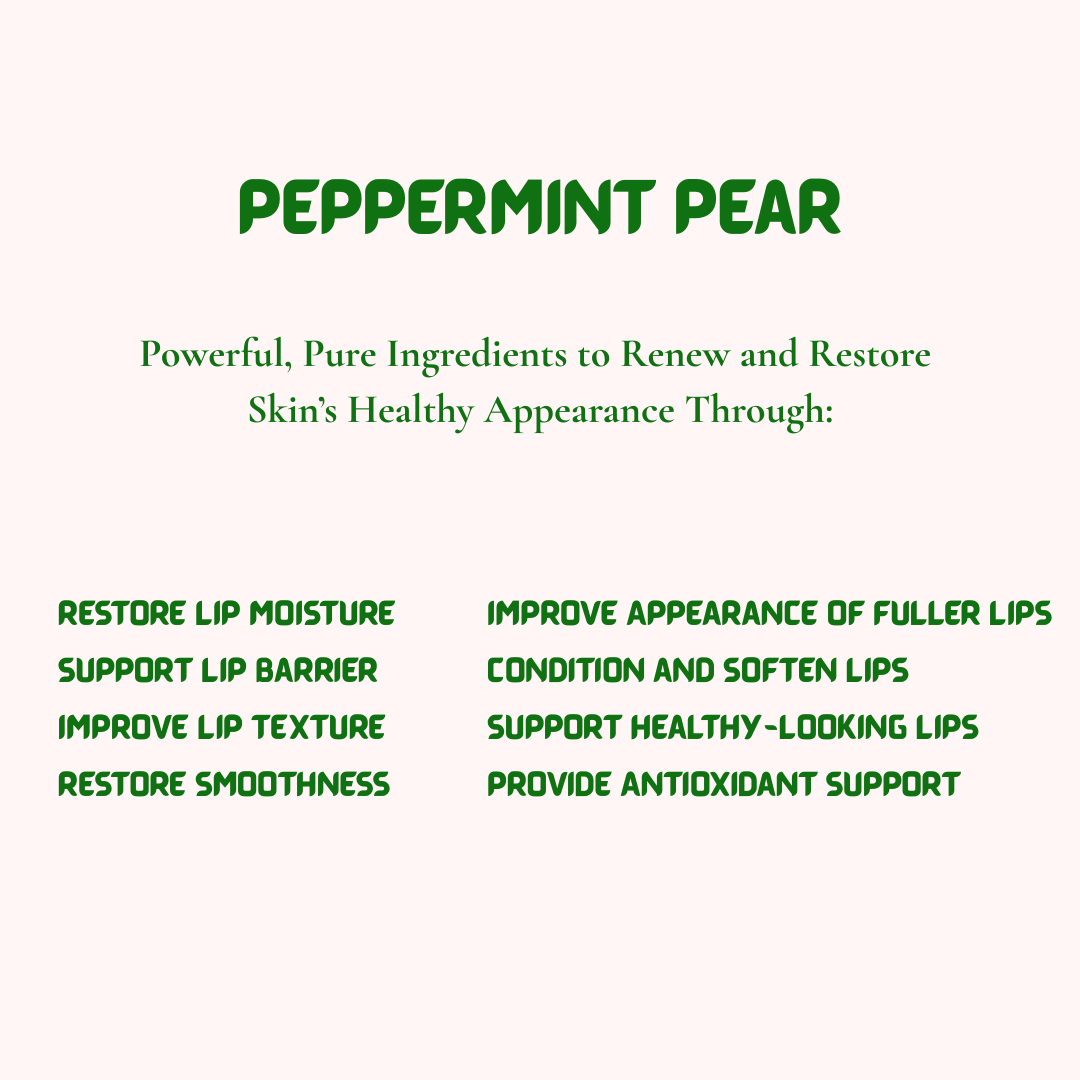 Peppermint Pear Lip Treatment
